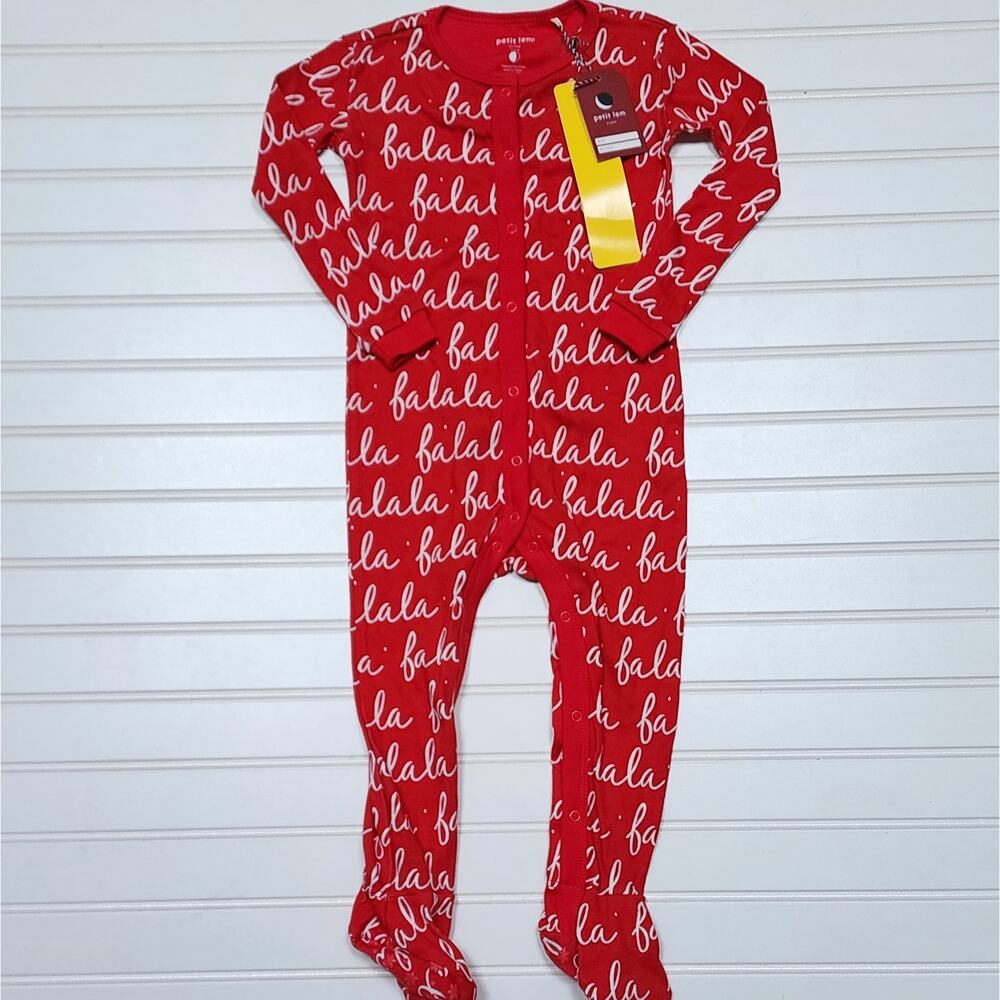 NWT Petit Lem Red Holiday Sleeper